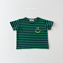 Load image into Gallery viewer, Smile Stripe Tee
