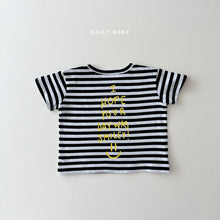 Load image into Gallery viewer, Smile Stripe Tee
