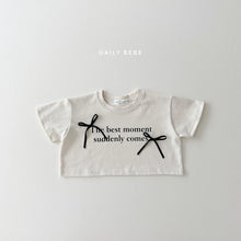 Load image into Gallery viewer, Moment Ribbon Crop Tee
