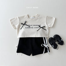 Load image into Gallery viewer, Moment Ribbon Crop Tee
