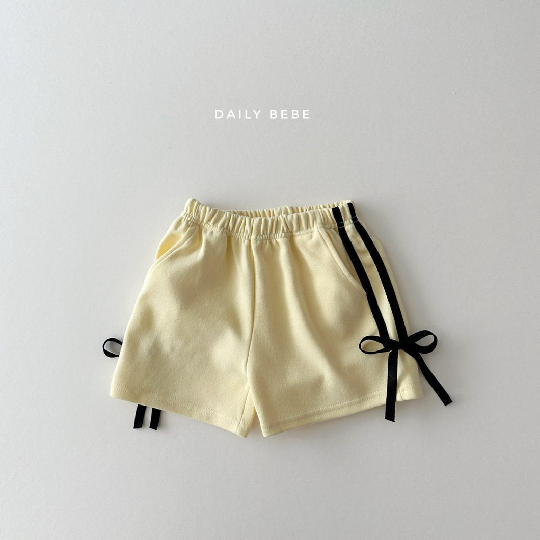 Ribbon Tape Half Shorts