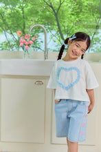 Load image into Gallery viewer, Lace Heart Crop Tee
