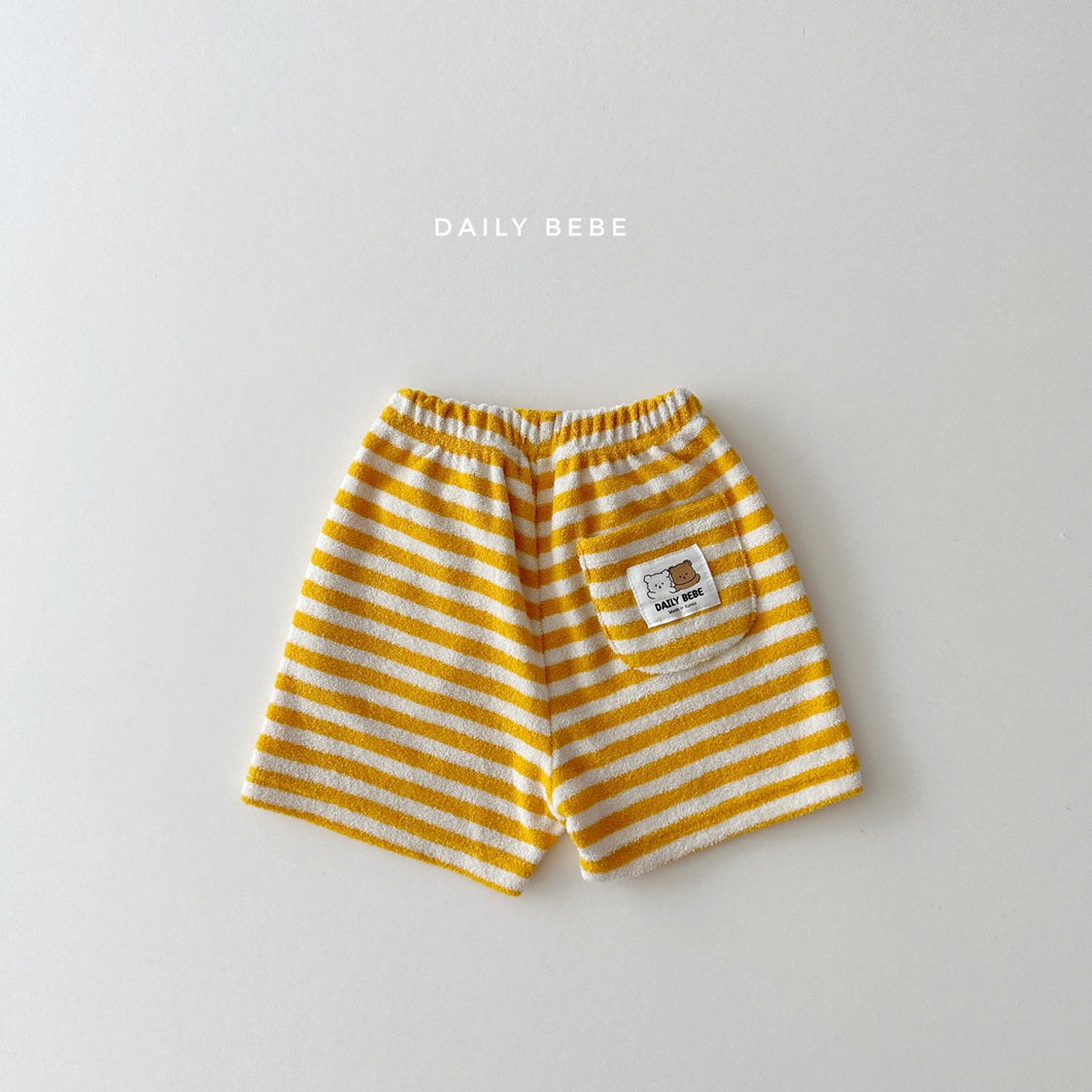 Stripe Terry Shorts