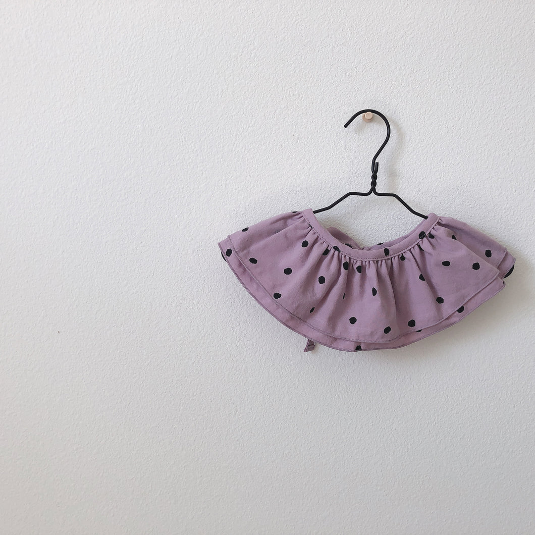 Frill Dot Cape - Lavender